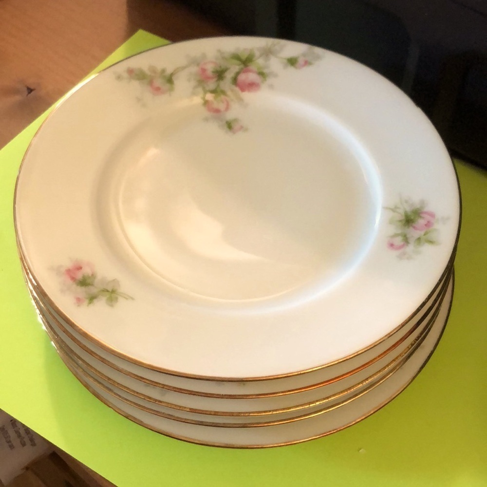 Five (5) Edelstein 1388 Bread & Butter Plates